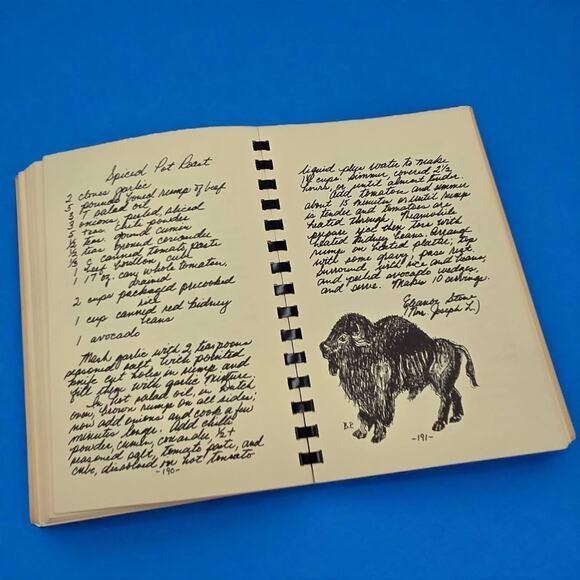 1971 Spiral Cookbook Recollections And Recipes From Army Wives Ft Leavenworth KS - Picture 15 of 16